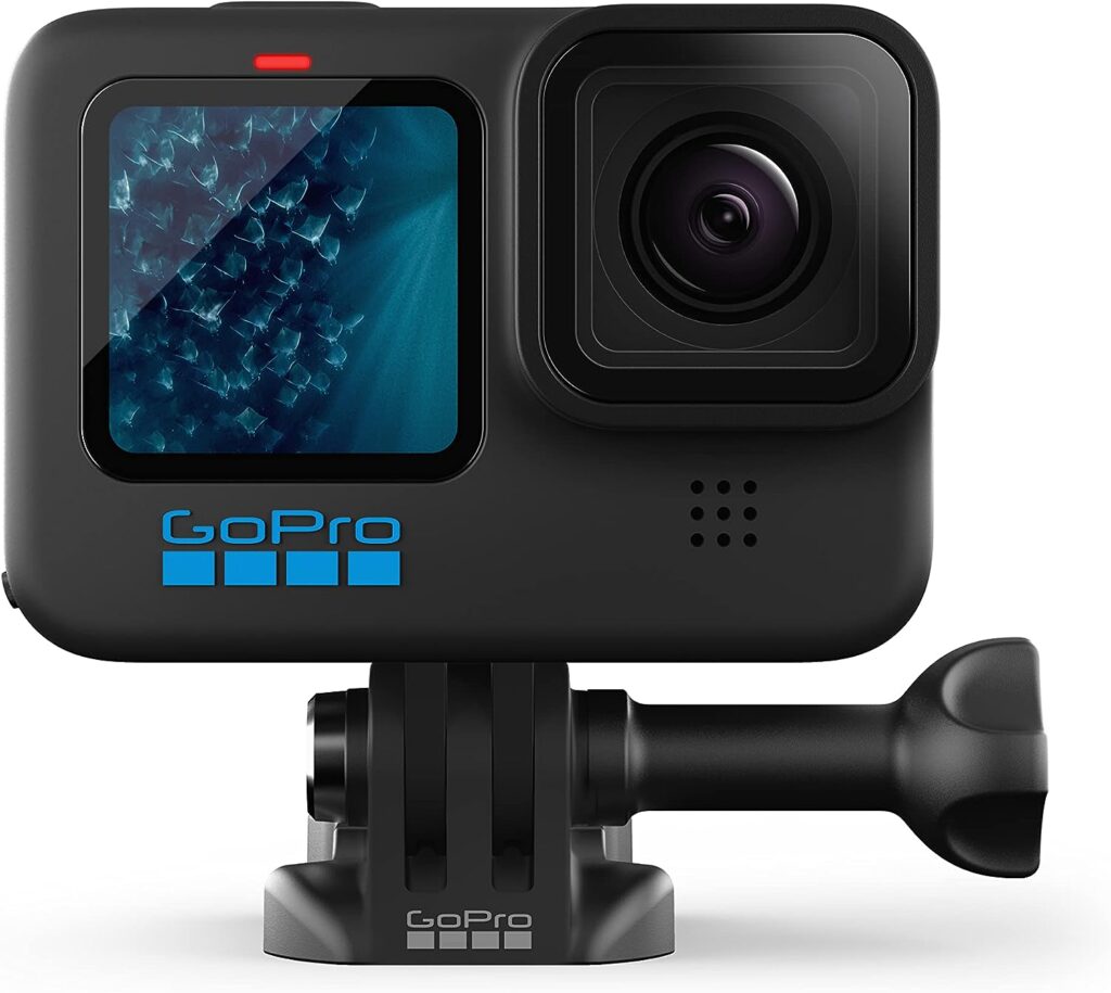 GoPro HERO11 Black - Waterproof Action Camera with 5.3K60 Ultra HD Video, 27MP Photos, 1/1.9 Image Sensor, Live Streaming, Webcam, Stabilization